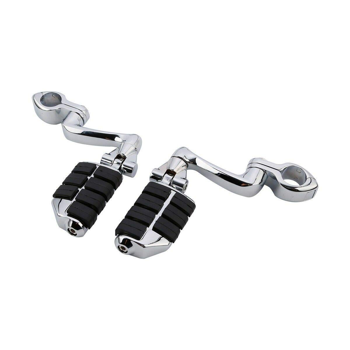 TCMT 3,2 cm Highway Fußrasten Fußstütze passend für Harley Touring Road King Street Glide Road Glide Electra Glide Softail Sportster Dyna mit 3,2 cm Motorschutz TCMT 3,2 cm Highway Fußrasten Fußstütze passend für Harley Touring Road King Street Glide Road Glide Electra Glide Softail Sportster Dyna mit 3,2 cm Motorschutz von TCMT