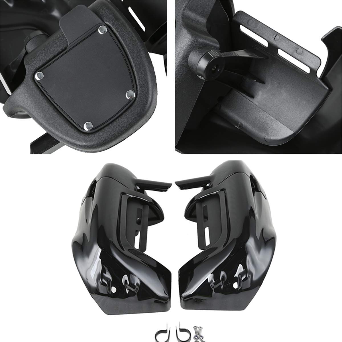 TCMT Glänzende untere belüftete Beinverkleidungen Handschuhfach Passend für Harley Road King Road Glide Street Glide Electra Glide Ultra-Classic 1983-2013 TCMT Glänzende untere belüftete Beinverkleidungen Handschuhfach Passend für Harley Road King Road Glide Street Glide Electra Glide Ultra-Classic 1983-2013 von TCMT
