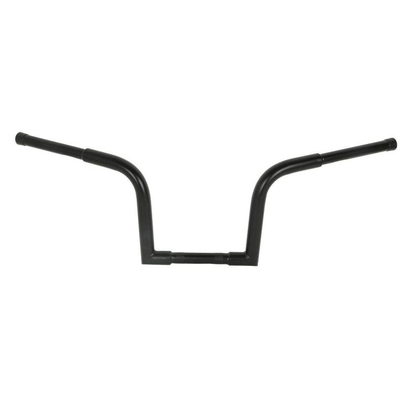 TCMT Drag 25,4 cm Rise 1 1/4 Zoll Ape Hanger Bar Lenker passend für Harley FLST FXST Softail Slim Heritage Fat Boy Deluxe Deuce Sportster XL 883 1200 Dyna Super Wide Glide Low Rider Fat Bob von TCMT