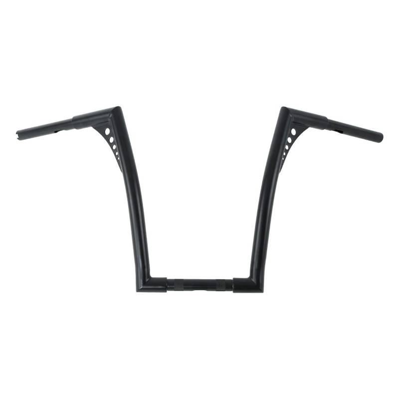 TCMT Fat 1 1/4" 16" Lenkeraufhänger, passend für Harley Road King Softail Slim Heritage Fat Boy Deluxe Deuce FLST FXST Sportster XL 883 1200 Dyna Super Glide Wide Glide Low Rider Fat Bob von TCMT