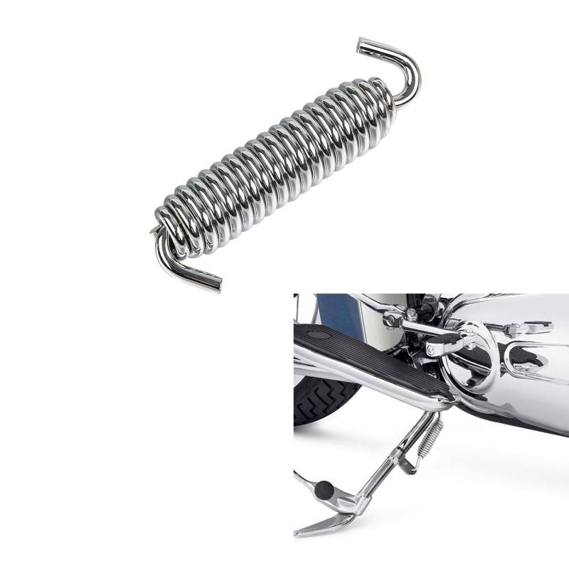 TCMT Kickstand Jiffy Federständer passend für Harley Davidson Touring Road King Road Glide Street Glide Electra Glide 2007–2023 Softail Softail Slim Heritage Classic Fat Bob Fat Boy Street Bob von TCMT