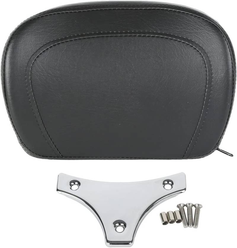 TCMT Sissy Bar Motorrad Sissy Bar Rückenlehne Kissen Rückenlehne Geeignet für Harley Touring 1997-2014 von TCMT