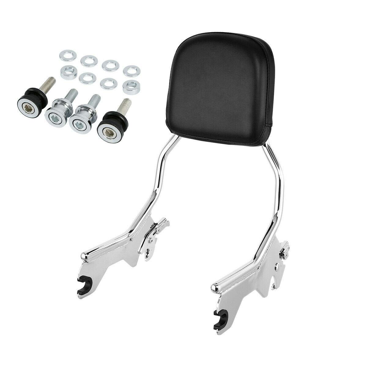TCMT Standard Sissy Bar aufrechte Rückenlehne mit Docking-Hardware-Kit passend für Harley Heritage Classic Softail Slim Street Bob Deluxe FLDE 2018–2024 TCMT Standard Sissy Bar aufrechte Rückenlehne mit Docking-Hardware-Kit passend für Harley Heritage Classic Softail Slim Street Bob Deluxe FLDE 2018–2024 von TCMT