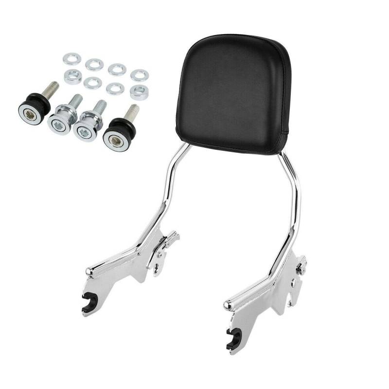 TCMT Standard Sissy Bar aufrechte Rückenlehne mit Docking-Hardware-Kit passend für Harley Heritage Classic Softail Slim Street Bob Deluxe FLDE 2018–2024 von TCMT