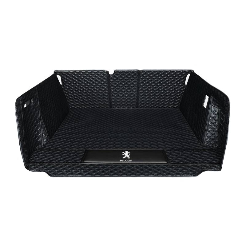 1 Set Auto Kofferraum Matte für Peugeot 2008 20-24 Auto Liner Protektor Maßgeschneiderte Seitenstoßstange Schutz Original 3D X 7Seatscannen,normal-BlackStyle von TCMYQS