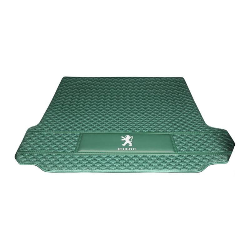 1 Set Auto Kofferraum Matte für Peugeot 4008 17-24 Auto Liner Protektor Maßgeschneiderte Seitenstoßstange Schutz Original 3D X 7Seatscannen,normal-GreenStyle von TCMYQS