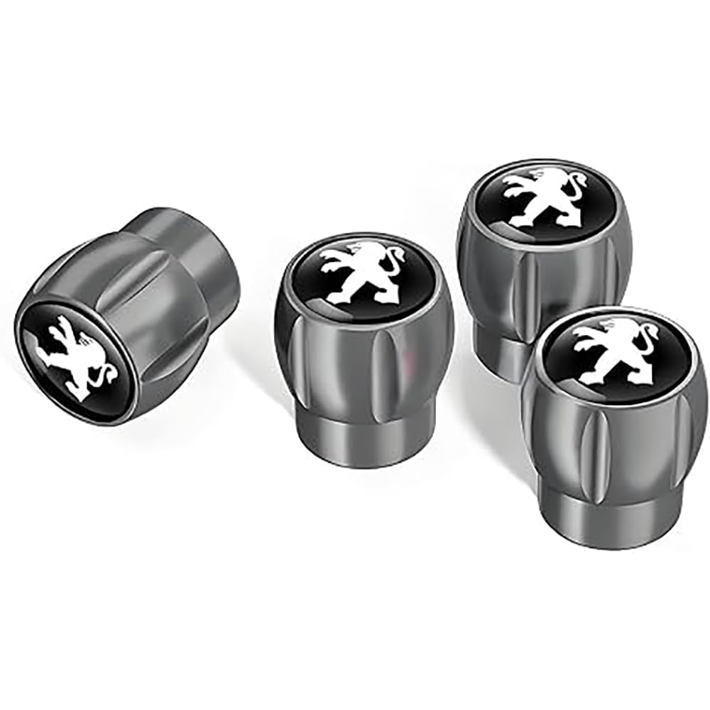 Autoreifen-Ventilkappen für Peugeot 206 207 301 307 308 508 607 2008 3008 4008, Autoreifen-Staubkappen, korrosionsbeständige Dichtung,normal-D/Grey Autoreifen-Ventilkappen für Peugeot 206 207 301 307 308 508 607 2008 3008 4008, Autoreifen-Staubkappen, korrosionsbeständige Dichtung,normal-D/Grey von TCMYQS
