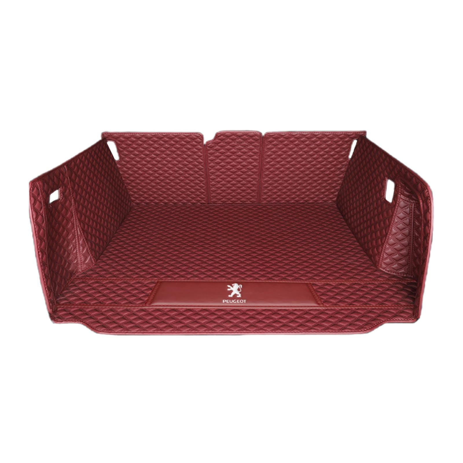 Kofferraummatte für Peugeot 2008 20-24, maßgeschneiderte Passform, Stoßstangenschutz, wasserdicht, Original 3D x 7-Sitzer, BrownStyle,Normal-RedStyle Kofferraummatte für Peugeot 2008 20-24, maßgeschneiderte Passform, Stoßstangenschutz, wasserdicht, Original 3D x 7-Sitzer, BrownStyle,Normal-RedStyle von TCMYQS