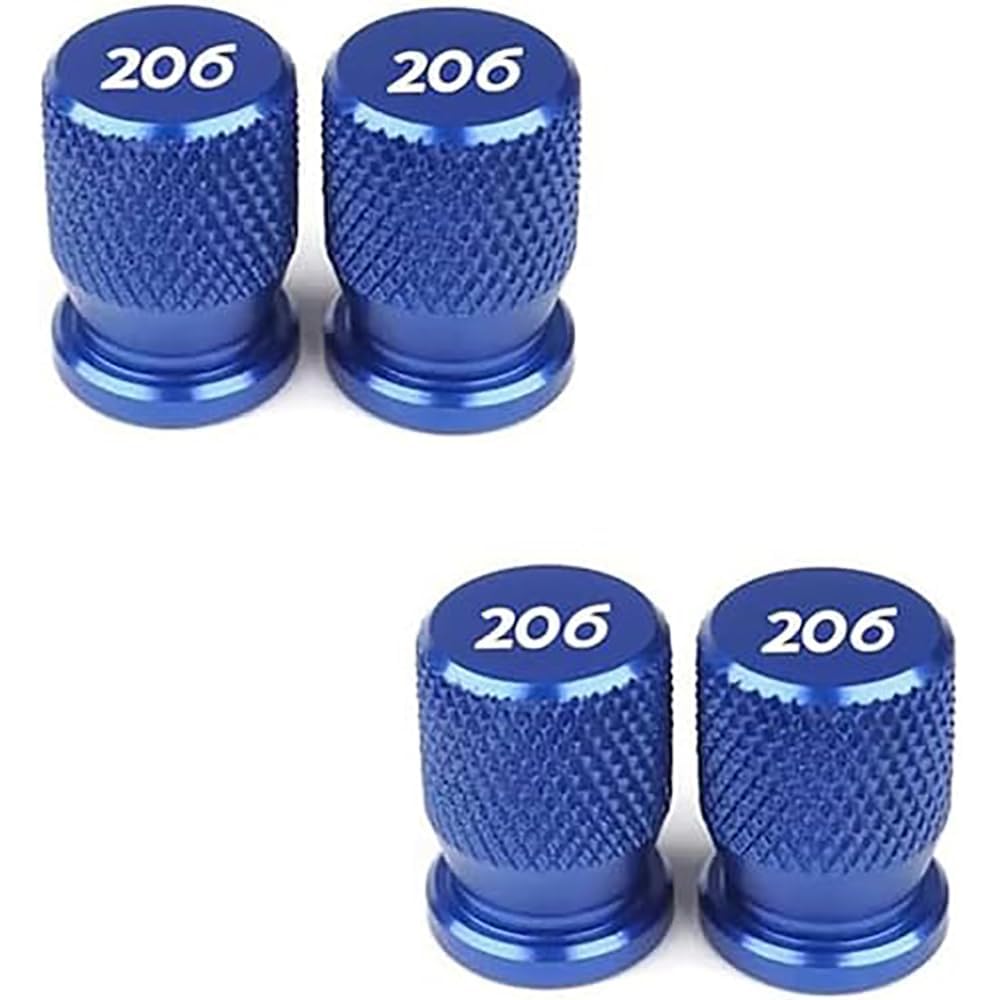 Reifenventilkappen für Peugeot 206, Staubdicht, Korrosionsschutz, Autozubehör,normal-D/Blue Reifenventilkappen für Peugeot 206, Staubdicht, Korrosionsschutz, Autozubehör,normal-D/Blue von TCMYQS