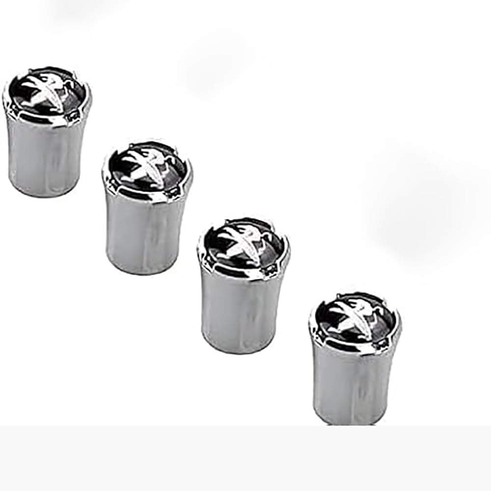 Ventilkappen für Peugeot, Staubkappen für Autoreifen, korrosionsbeständige Reifenluftkappen, Autozubehör,normal-B/Silver Ventilkappen für Peugeot, Staubkappen für Autoreifen, korrosionsbeständige Reifenluftkappen, Autozubehör,normal-B/Silver von TCMYQS