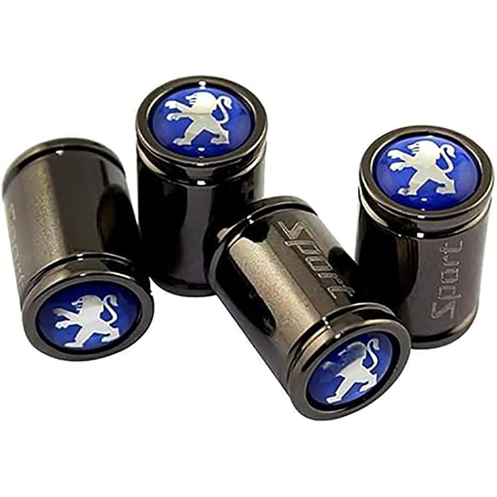 Ventilkappen für Peugeot, Staubkappen für Autoreifen, korrosionsbeständige Reifenluftkappen, Autozubehör,normal-C Ventilkappen für Peugeot, Staubkappen für Autoreifen, korrosionsbeständige Reifenluftkappen, Autozubehör,normal-C von TCMYQS