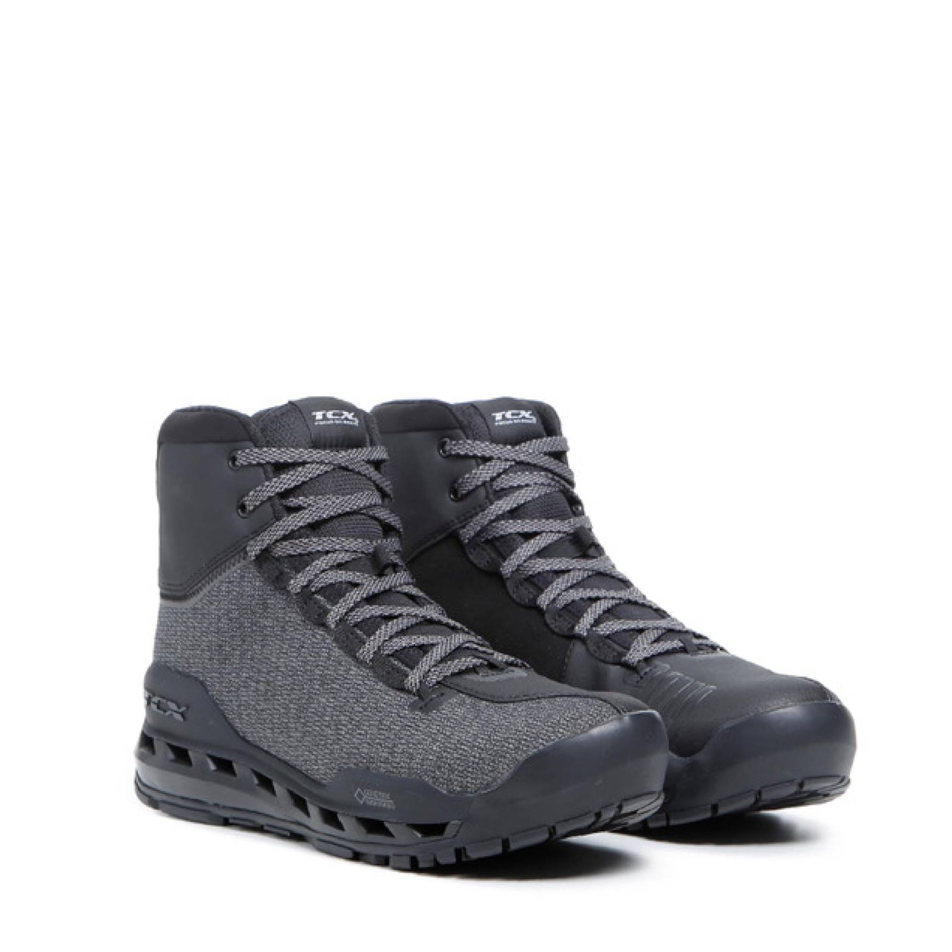 TCX - Climatrek Surround, Atmungsaktive und Wasserdichte Herren-Motorradschuhe mit Mebrana Gore-Tex Entended Comfort und Gor-Tex Surround Technologie, Schwarz/Grau TCX - Climatrek Surround, Atmungsaktive und Wasserdichte Herren-Motorradschuhe mit Mebrana Gore-Tex Entended Comfort und Gor-Tex Surround Technologie, Schwarz/Grau von TCX