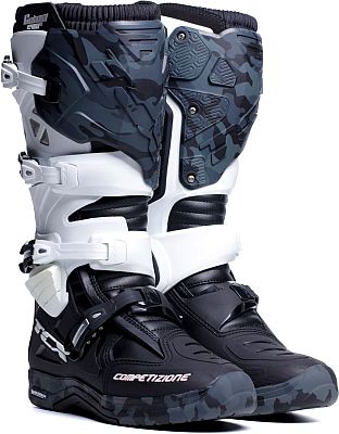 TCX Comp Evo 2 Michelin Camo, Stiefel - Schwarz/Weiß/Grau - 44 EU von TCX