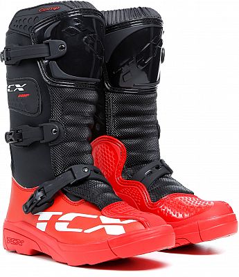 TCX Comp Kid, Stiefel Kinder - Schwarz/Rot - 32 EU von TCX