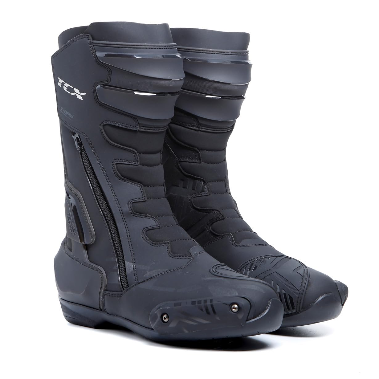 TCX - S-TR1 Waterproof, Herren-Motorradstiefel, Sportlich, Zertifiziert und Wasserdicht, mit T-DRY-Integration, Obermaterial aus Mikrofaser, Reißverschluss und Klettverschluss,Schwarz TCX - S-TR1 Waterproof, Herren-Motorradstiefel, Sportlich, Zertifiziert und Wasserdicht, mit T-DRY-Integration, Obermaterial aus Mikrofaser, Reißverschluss und Klettverschluss,Schwarz von TCX