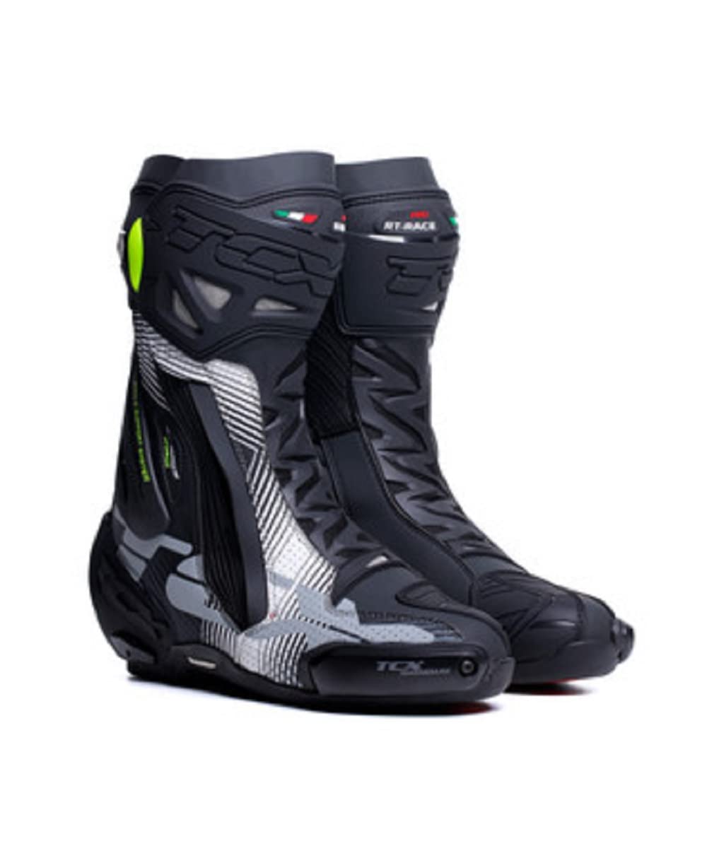 TCX - RT-RACE PRO AIR, Motorrad-Rennstiefel, Mann, Schwarz/Weiß/Grau, 40 TCX - RT-RACE PRO AIR, Motorrad-Rennstiefel, Mann, Schwarz/Weiß/Grau, 40 von TCX