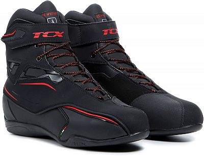 TCX Zeta WP, Schuhe wasserdicht - Schwarz/Rot - 43 EU von TCX