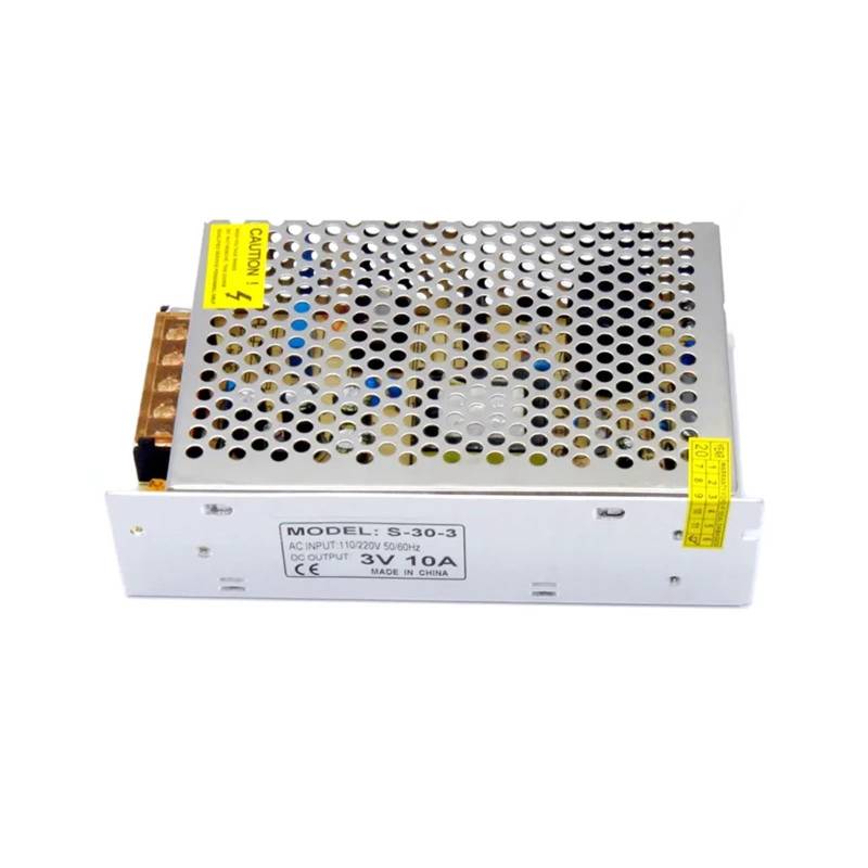 3V 10A 30W Regulated Switching Power Supply 110v 220v Ac to Dc Transformer S-30-3 Industrial Monitoring Driver von TCYNNQVD
