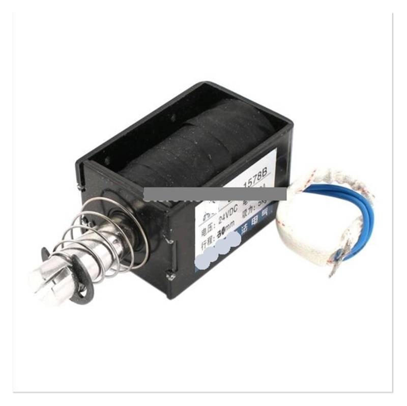 electronic starter 1 PCS JF-1578B DC 24V 8A Push Pull Type Open Frame Solenoid Electromagnet 30mm Stroke 50N 5Kg 11LB Force von TCYNNQVD