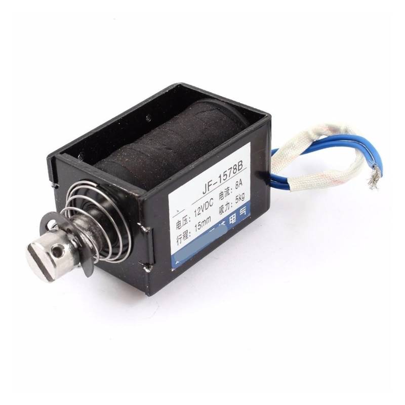 electronic starter DC 12V 8A 15mm Stroke 5Kg 50N 11Lb Holding Force Push Pull Solenoid Electromagnet Open Frame Type von TCYNNQVD