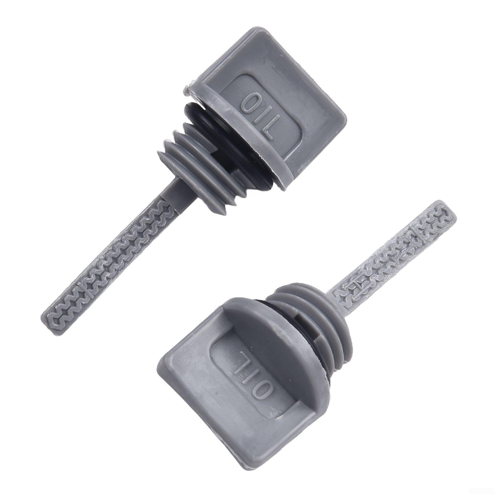 Ölfüllkappenmessstab-Motor-Ersatzteile, kompatibel mit GX140 kleinen Motoren, Metall-Ölstandmessgerät für Rasenmäher, Motorwartung, 2 Stück (18 mm) von TDCuizent