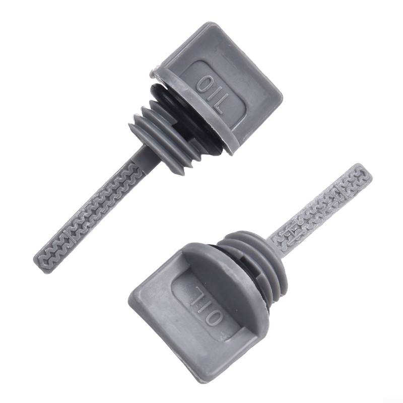 Ölfüllkappenmessstab-Motor-Ersatzteile, kompatibel mit GX140 kleinen Motoren, Metall-Ölstandmessgerät für Rasenmäher, Motorwartung, 2 Stück (18 mm) von TDCuizent