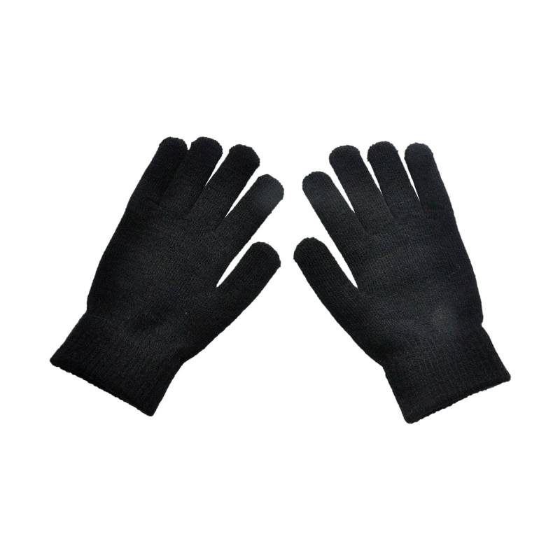 TDEOK Damen- und Herrenhandschuhe, dicke Farbe, warm, Radfahren, Winter, gestrickt, solide, kalt und Handschuhe Leopard Kostüm Erwachsene von TDEOK