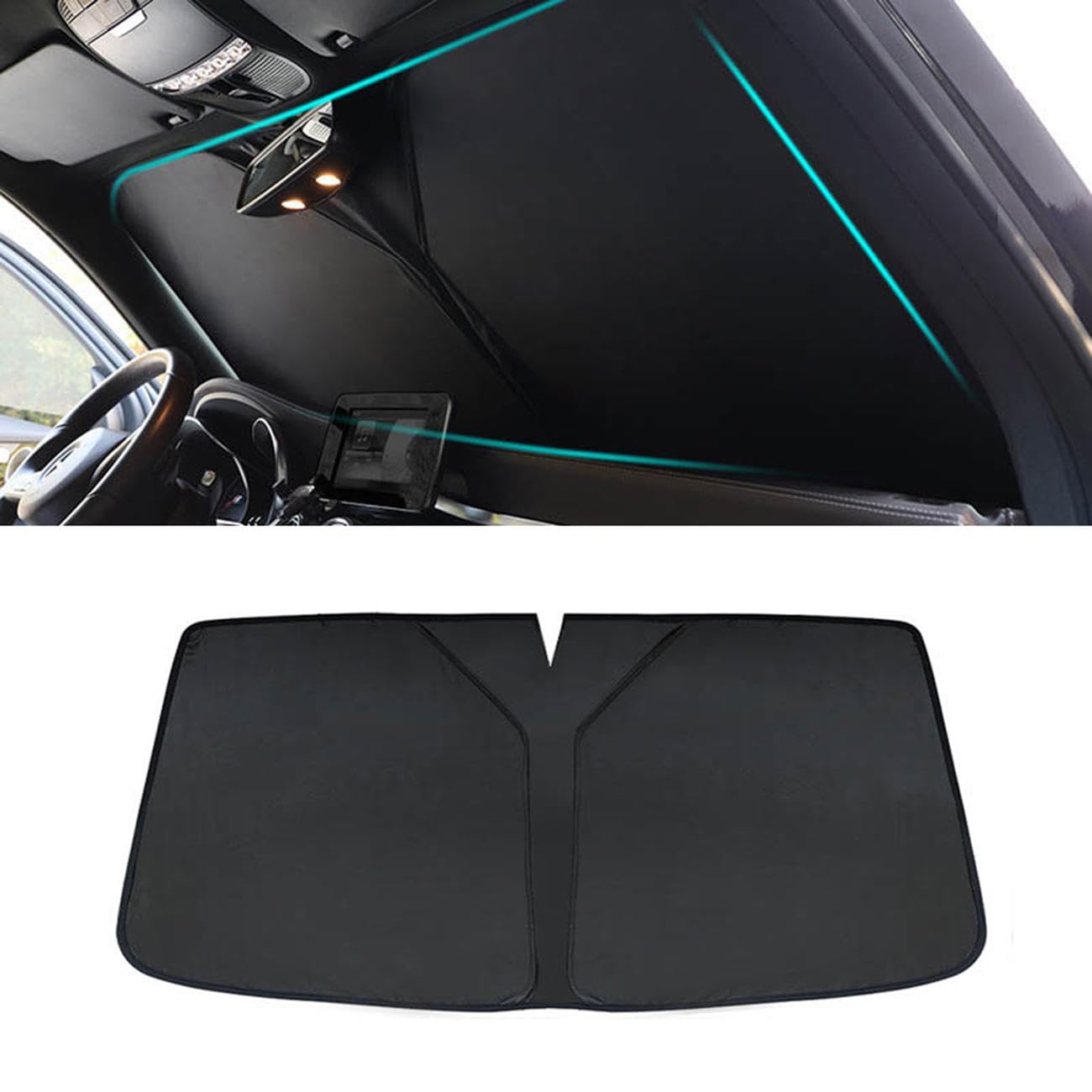 Passend für Volkswagen VW Tiguan 5N 2008-2016, Auto-Windschutzscheibe Sonnenblende, Auto-Schatten Frontscheibe, Sonnenschutz Auto-Windschutzscheibe, Autozubehör Passend für Volkswagen VW Tiguan 5N 2008-2016, Auto-Windschutzscheibe Sonnenblende, Auto-Schatten Frontscheibe, Sonnenschutz Auto-Windschutzscheibe, Autozubehör von TDOQLYGR
