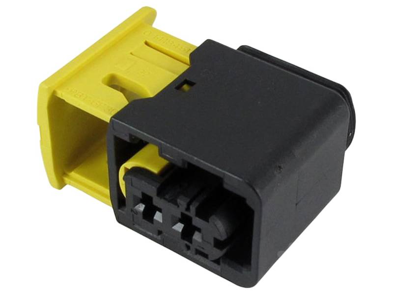 TE Connectivity HDSCS Automotive, Kfz-Steckverbinder, Buchsengehäuse, Buchse, 2-polig, Schwarz / 1-reihig, 40A von TE Connectivity