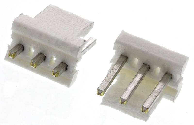 TE Connectivity MTA-156 Stiftleiste Gerade, 3-polig / 1-reihig, Raster 3.96mm, Kabel-Platine, Lötanschluss-Anschluss, von TE Connectivity