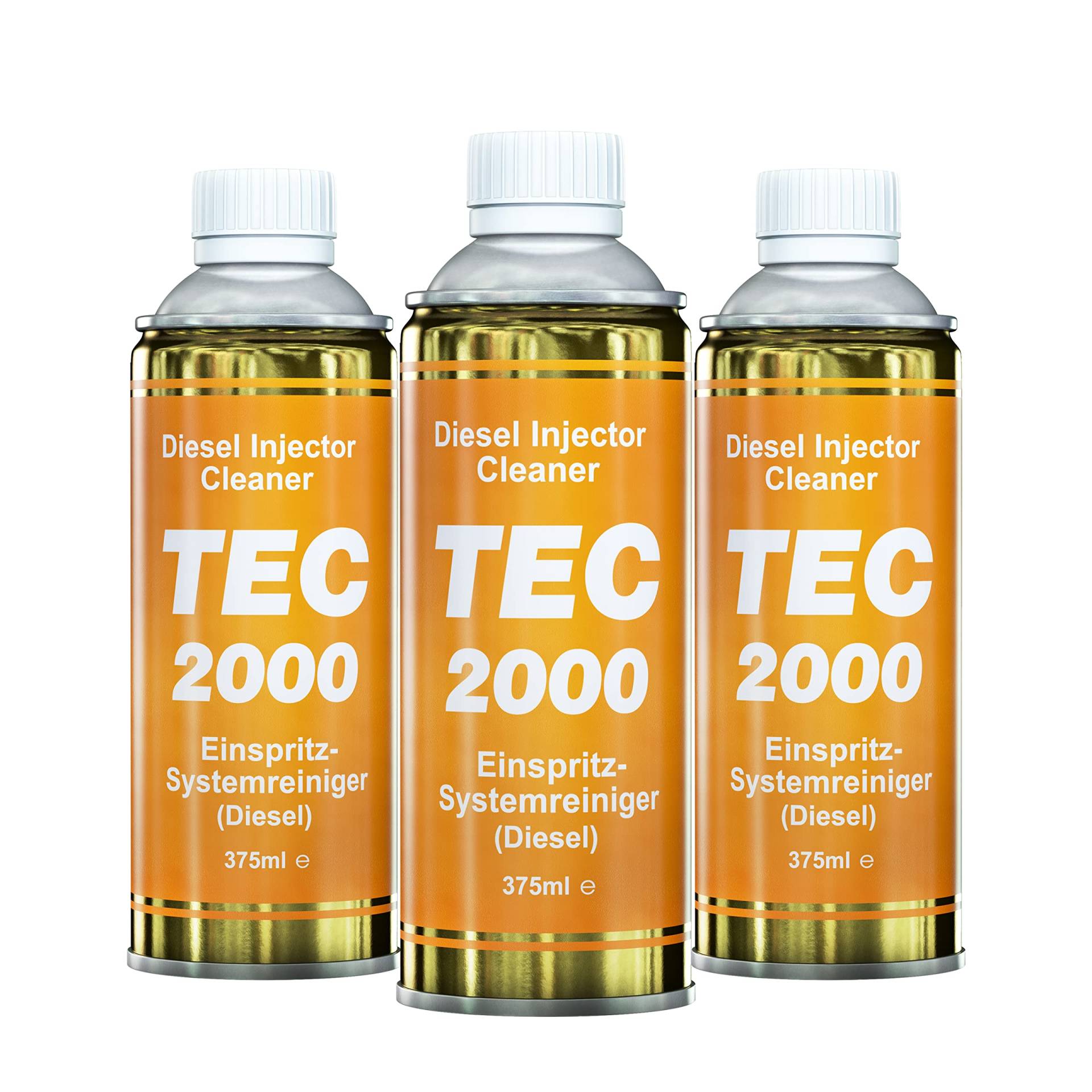 TEC 2000 Motorreiniger - 3 x Diesel Injektor Einspritzdüsen Reiniger 375ml - Kraftstoffadditiv zur Systemreinigung von Injektoren - Motorspülung Motorpflege Diesel Zusatz - Systemreiniger TEC 2000 Motorreiniger - 3 x Diesel Injektor Einspritzdüsen Reiniger 375ml - Kraftstoffadditiv zur Systemreinigung von Injektoren - Motorspülung Motorpflege Diesel Zusatz - Systemreiniger von Jlwiy