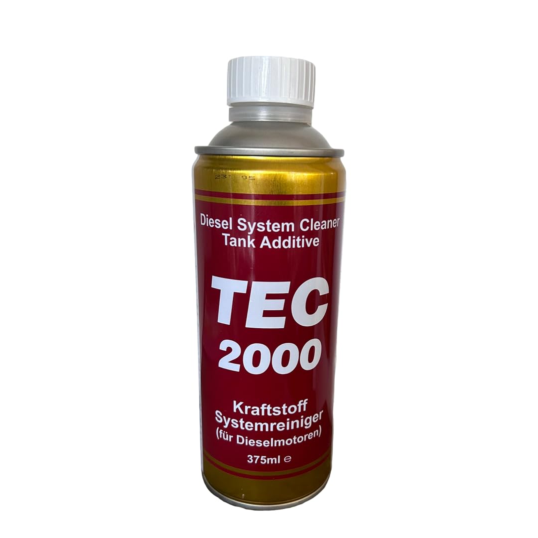 TEC 2000 Motorreiniger - Diesel System Cleaner Tank Additiv 375ml - Kraftstoff Systemreiniger Diesel Zusatz - Reduzierung der Abgasemissionen - Dieselreiniger von TEC 2000