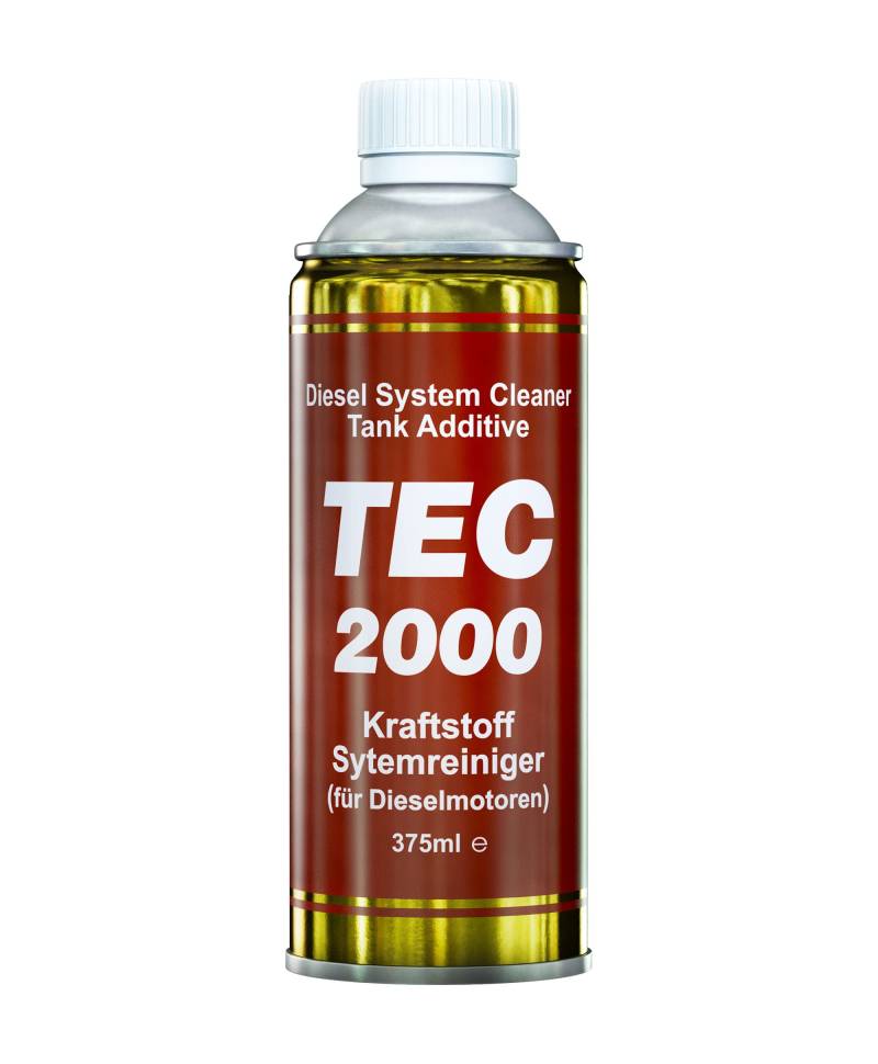 TEC 2000 Motorreiniger - Diesel System Cleaner Tank Additiv 375ml - Kraftstoff Systemreiniger Diesel Zusatz - Reduzierung der Abgasemissionen - Dieselreiniger von TEC 2000