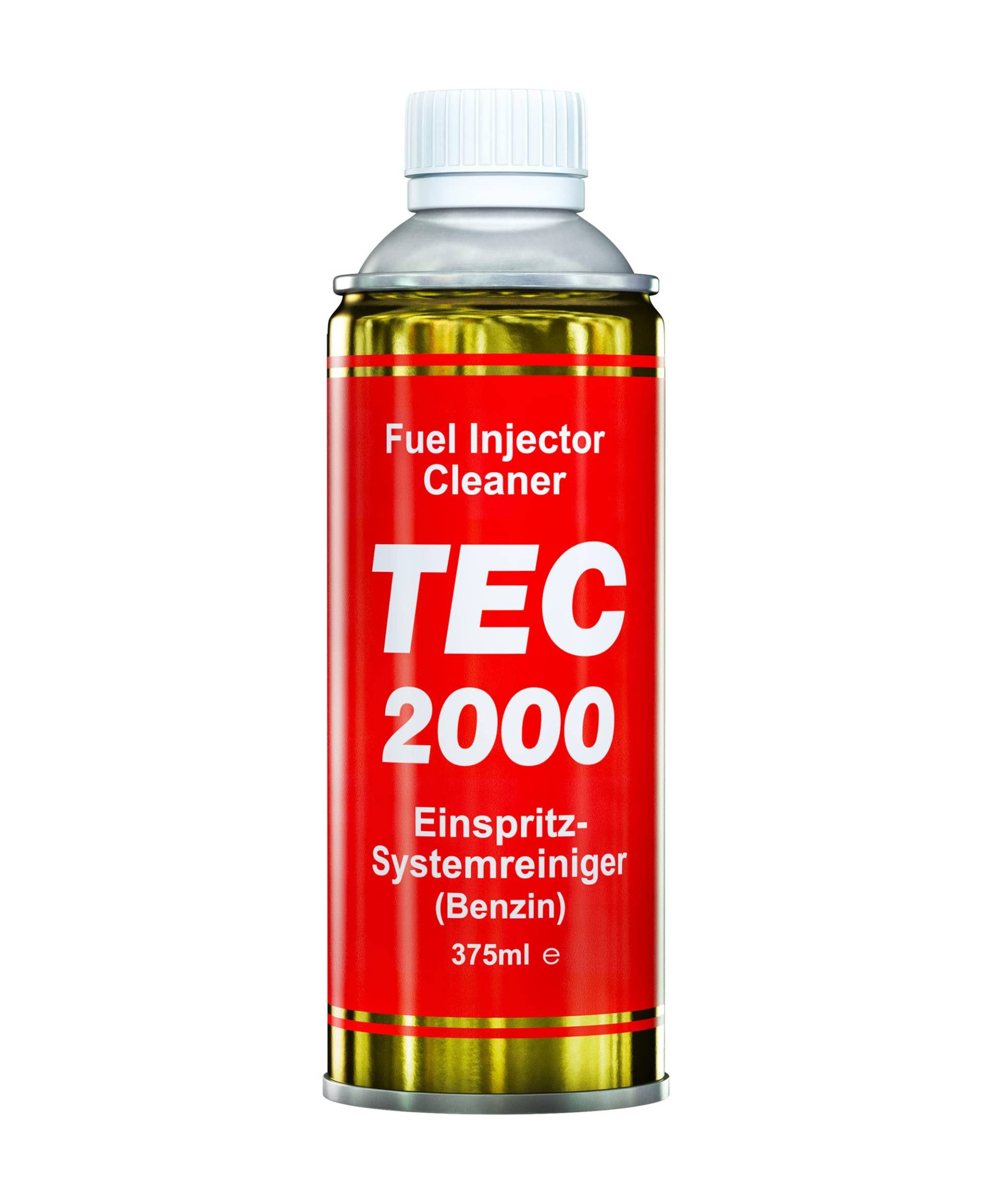 TEC 2000 Motorreiniger - Fuel Injector Cleaner Systemreiniger Benzinzusatz 375ml - Kraftstoffadditiv zur Systemreinigung von Injektoren - Reinigung der Injektoren Einspritzudüsen - Benzinreiniger von TEC 2000