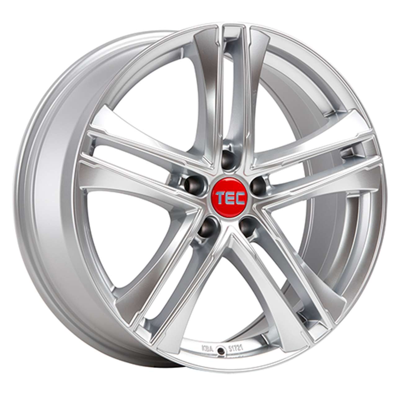 TEC-SPEEDWHEELS AS4 EVO hyper silver 8.5Jx20 5x112 ET25 von TEC-SPEEDWHEELS