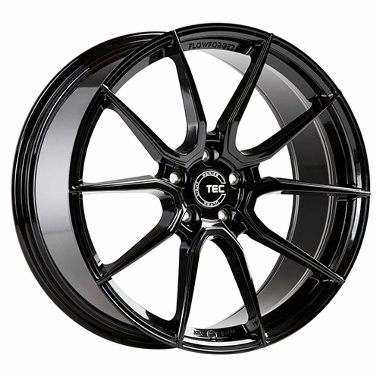 TEC-SPEEDWHEELS GT RACE-I schwarz-glanz 8.5Jx19 5x114.3 ET45 von TEC-SPEEDWHEELS