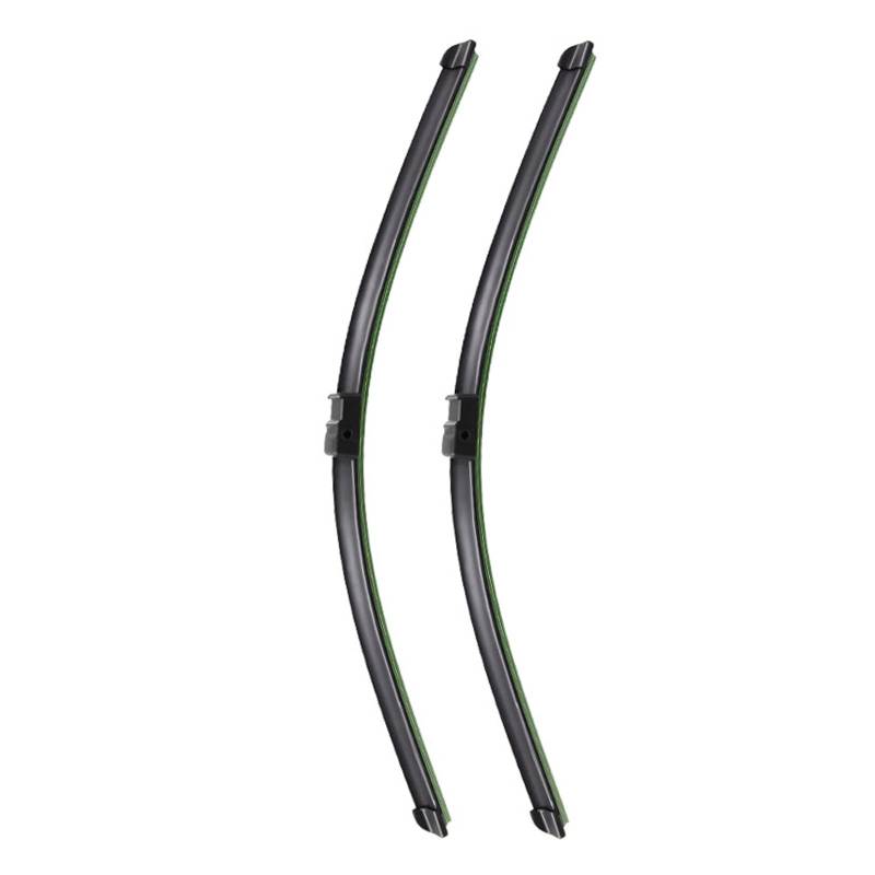 TECART 2PCES Gummi Scheibenwischer vorne Passt für VW GOLF 2007-2010 knochenloser Scheibenwischer Autoscheibenwischer Autozubehör Windschutzscheiben zubehör 525mm+475mm von TECART