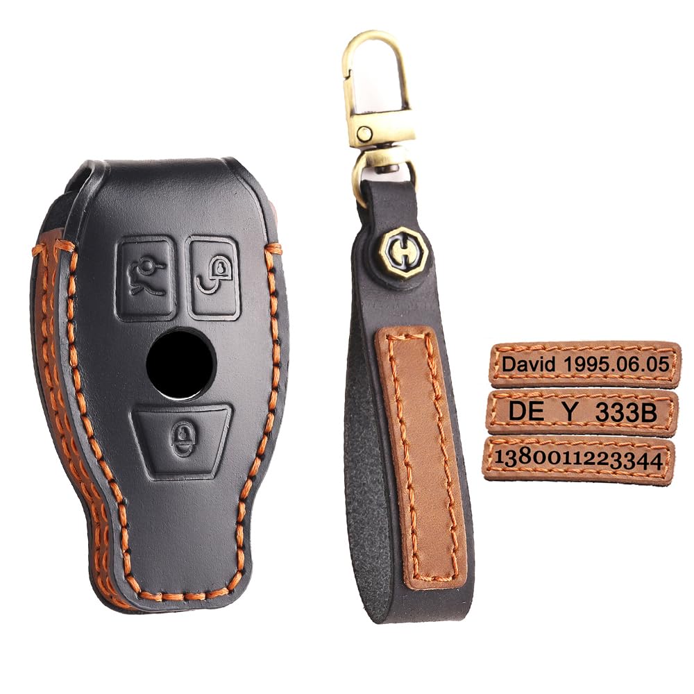 TECART Autoschlüsseletui Schlüssel Schutz Etui Passt für Mercedes Benz A B C E ML S R CL CLK W164 W176 W245 W204 W211 W212 W245 A209 A203 Gravur Personalisiert Schlüsselanhänger 3 Tasten Schwarz TECART Autoschlüsseletui Schlüssel Schutz Etui Passt für Mercedes Benz A B C E ML S R CL CLK W164 W176 W245 W204 W211 W212 W245 A209 A203 Gravur Personalisiert Schlüsselanhänger 3 Tasten Schwarz von TECART