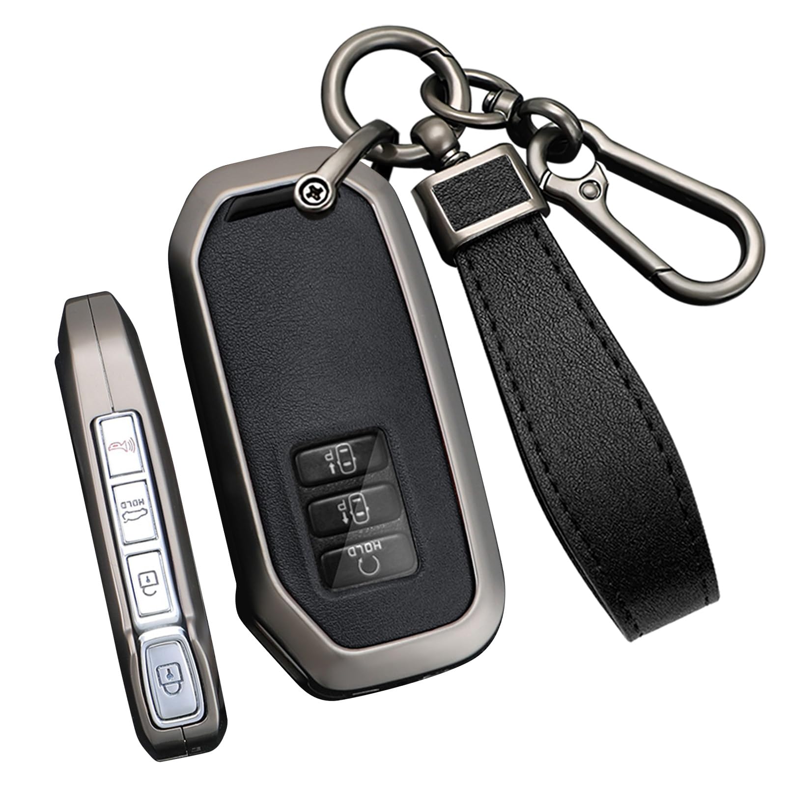 TECART Autoschlüsselhalter schlüsselschutz Passt für Kia K5 K7 K8 Optima NIRO Cadenza Carnival Soul Stinger Rio Ceed EV6 Sorento Schlüsselanhänger Leder Schlüsseltasche 7 Tasten B Schwarz TECART Autoschlüsselhalter schlüsselschutz Passt für Kia K5 K7 K8 Optima NIRO Cadenza Carnival Soul Stinger Rio Ceed EV6 Sorento Schlüsselanhänger Leder Schlüsseltasche 7 Tasten B Schwarz von TECART