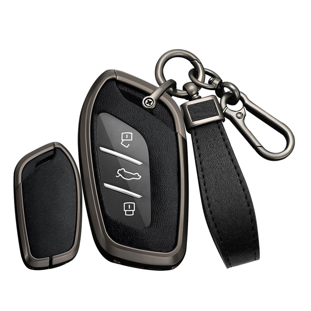 TECART Smart Autoschlüssel Hülle Cover Passt für MG 4 EV MG EHS EZS EV GT HS ZS ZX MG4 MG5 MG6 für Roewe RX3 RX5 Ledermuster Schutzhülle Schlüssel Zubehör Schlüssel B 3 Taste Schwarz Schwarz TECART Smart Autoschlüssel Hülle Cover Passt für MG 4 EV MG EHS EZS EV GT HS ZS ZX MG4 MG5 MG6 für Roewe RX3 RX5 Ledermuster Schutzhülle Schlüssel Zubehör Schlüssel B 3 Taste Schwarz Schwarz von TECART