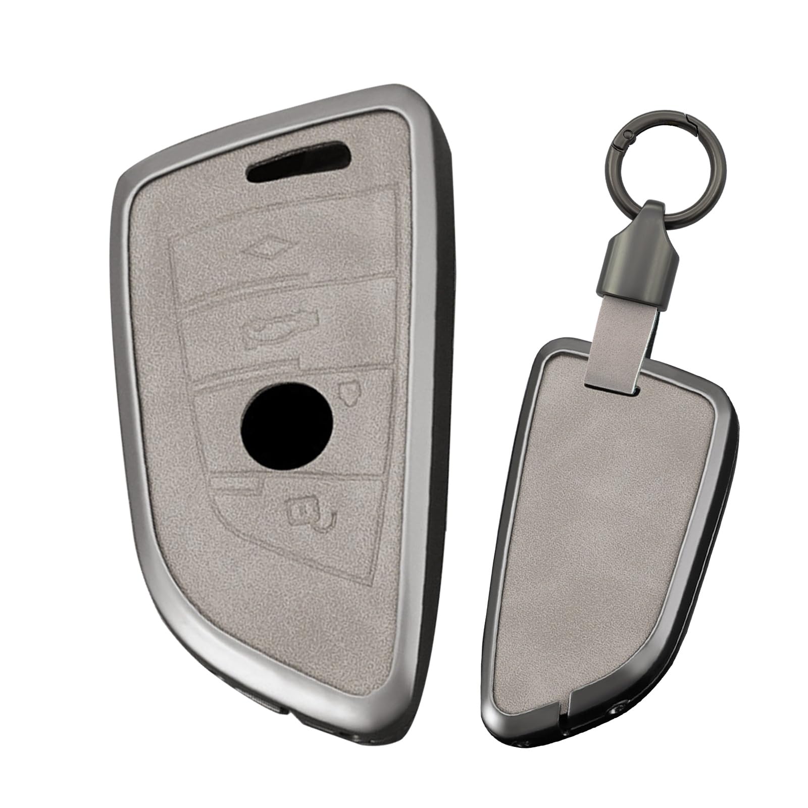 TECART Smart Schlüsselgehäuse Leder Passt für BMW 1er 2er 3er 7er F45 F34 F32 F11 F18 F12 F04 G11 X3 F25 X4 F87 Schutzhülle Schlüsselcover Zubehör Auto Schlüssel Schlüsselanhänger 4 Tasten Grau B TECART Smart Schlüsselgehäuse Leder Passt für BMW 1er 2er 3er 7er F45 F34 F32 F11 F18 F12 F04 G11 X3 F25 X4 F87 Schutzhülle Schlüsselcover Zubehör Auto Schlüssel Schlüsselanhänger 4 Tasten Grau B von TECART