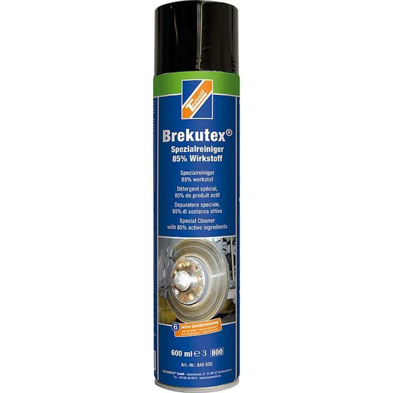 TECHNOLIT Brekutex Spezialreiniger 600 ml - Intensiver Metall- und Glasreiniger mit Entfettungs- und Kapillarwirkung TECHNOLIT Brekutex Spezialreiniger 600 ml - Intensiver Metall- und Glasreiniger mit Entfettungs- und Kapillarwirkung von TECHNOLIT