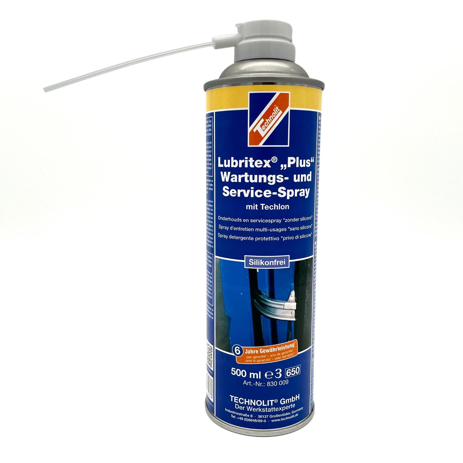 TECHNOLIT Schmiermittel Lubritex-Spray Plus mit Techlon 500ml, pflegt & schützt, wasserabweisend, silikonfrei TECHNOLIT Schmiermittel Lubritex-Spray Plus mit Techlon 500ml, pflegt & schützt, wasserabweisend, silikonfrei von TECHNOLIT