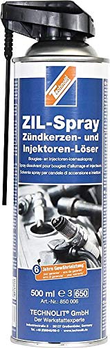 TECHNOLIT Zündkerzen- und Injektoren-Löser ZIL-Spray 500 ml, Glühkerzenlöser, Rostlöser, Kältespray TECHNOLIT Zündkerzen- und Injektoren-Löser ZIL-Spray 500 ml, Glühkerzenlöser, Rostlöser, Kältespray von TECHNOLIT