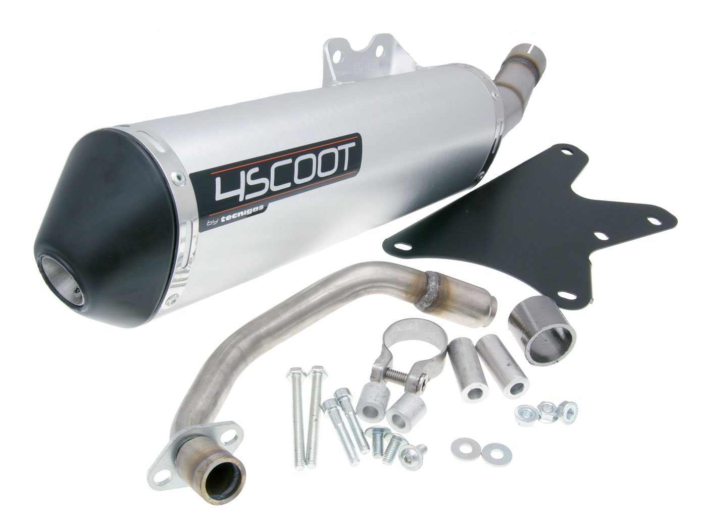 Auspuff Tecnigas 4SCOOT für Piaggio Leader Motor 125-200ccm von TECNIGAS