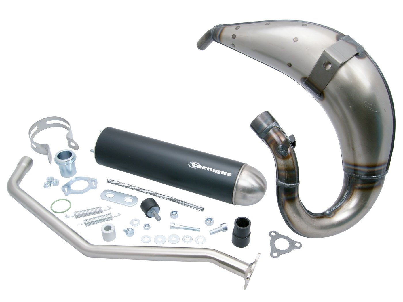 Auspuff Tecnigas E-NOX Steel für Gilera SMT 50 D50B0 13- ZAPABB01 von TECNIGAS