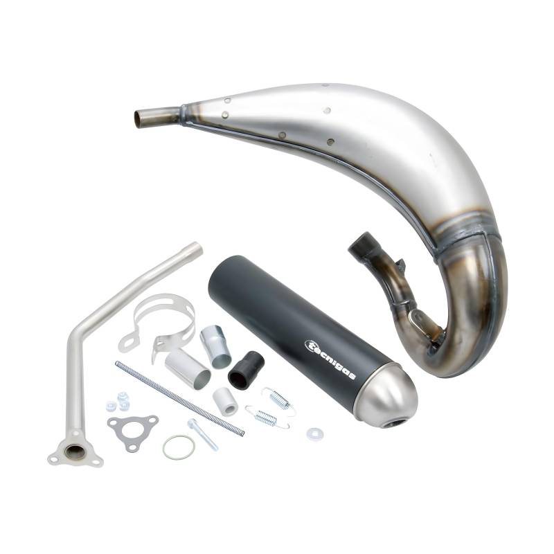 Auspuff Tecnigas E-NOX Steel für Rieju MRT 50ccm von TECNIGAS