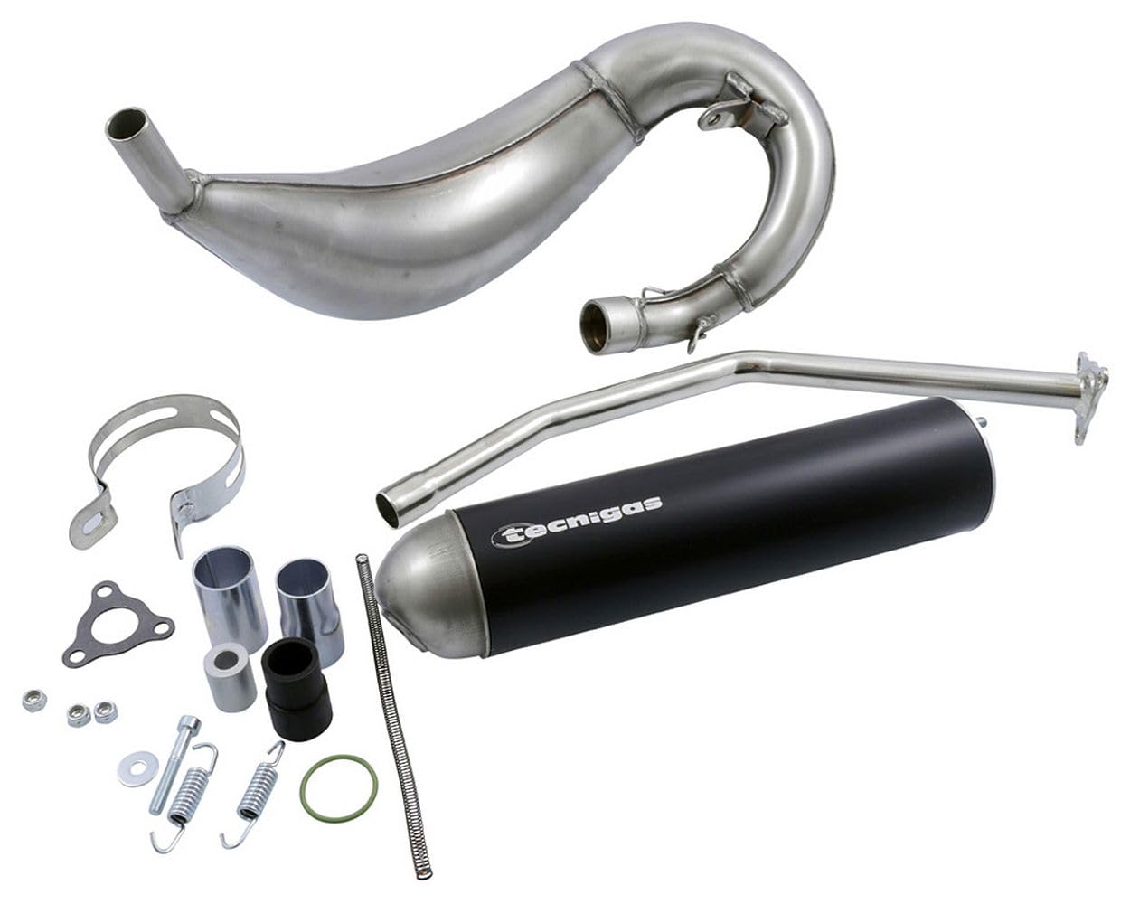 TECNIGAS E-Nox Auspuff kompatibel mit MH DVOC (RYZ), Rieju MRT 50ccm von TECNIGAS
