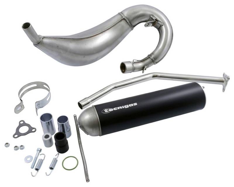 TECNIGAS E-Nox Auspuff kompatibel mit MH DVOC (RYZ), Rieju MRT 50ccm von TECNIGAS
