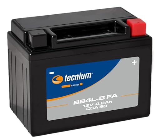 TECNIUM Werkseitig aktivierte wartungsfreie Batterie - BB4L-B von TECNIUM